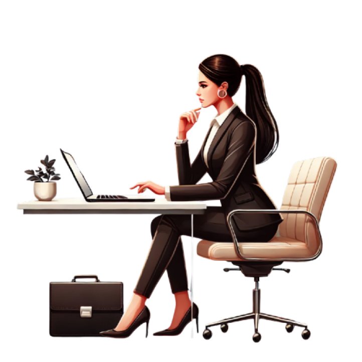 Businesswoman at desk